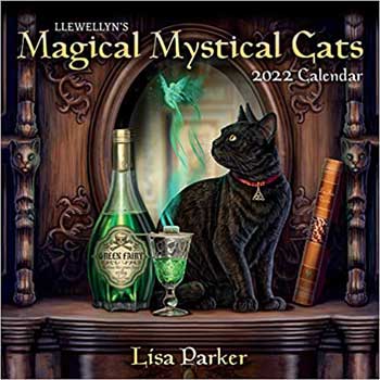2022 Magical Mystical Cats Calendar by Llewellyn - Click Image to Close