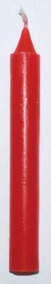 Red 6" taper - Click Image to Close