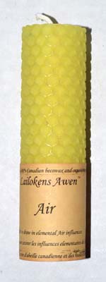 4 1/4" Air Lailokens Awen candle - Click Image to Close