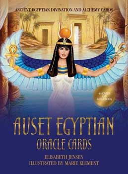 Auset Egyptian oracle cards by Jensen & Klement