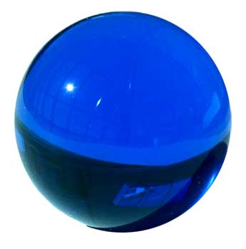 80mm Blue gazing ball - Click Image to Close