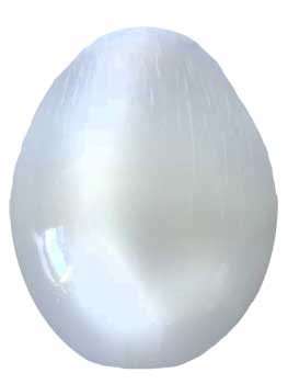 2 1/2" Selenite egg - Click Image to Close