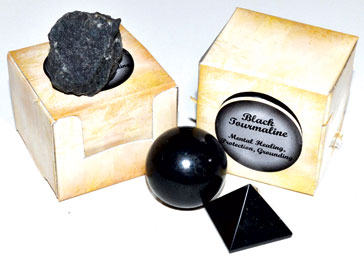 Tourmaline, Black gift box (set of 12) - Click Image to Close