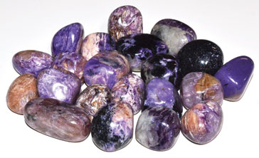 1 lb Charoite tumbled stones - Click Image to Close