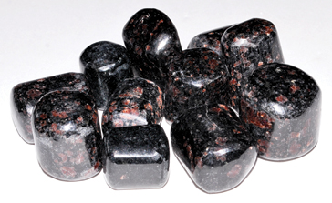 1 lb Garnet in Boitite tumbled stones - Click Image to Close