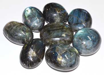 1 lb ~2" Labodarite tumbled stones - Click Image to Close