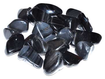 1 lb Obsidian, Rainbow tumbled stones - Click Image to Close