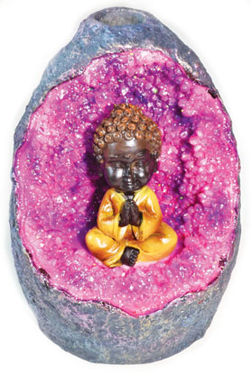 5 1/2" Buddha Backflow LED burner - Click Image to Close