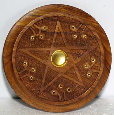 Wooden Pentagram burner