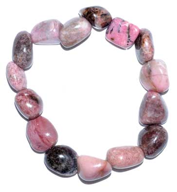 Rhodonite gemstone bracelet - Click Image to Close