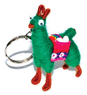 Money Llama key ring - Click Image to Close