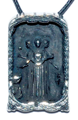 Saint Brigid pewter - Click Image to Close