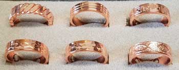 Copper Magnetic adjustable ring - Click Image to Close