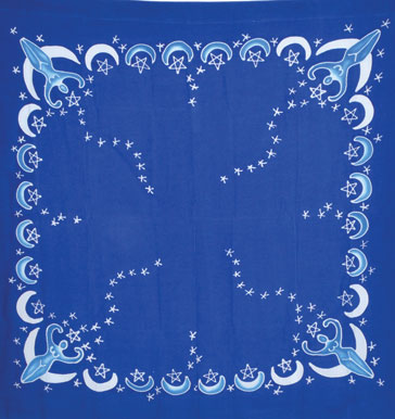 Goddess cloth blue