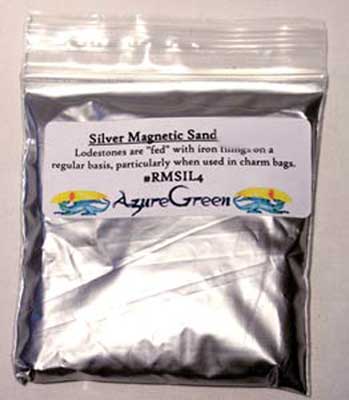 1 Lb Magnetic Sand Silver - Click Image to Close