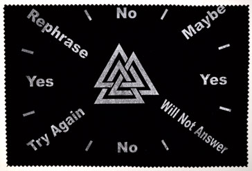 8"x12" Triple Triangle pendulum mat - Click Image to Close
