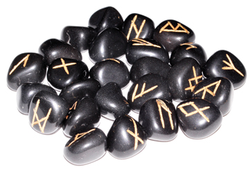 Agate, Black rune set - Click Image to Close