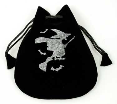 Witch Velveteen Bag - Click Image to Close