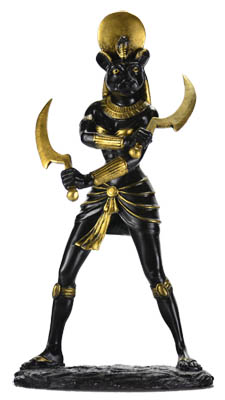 Sekhmet statue 11" - Click Image to Close