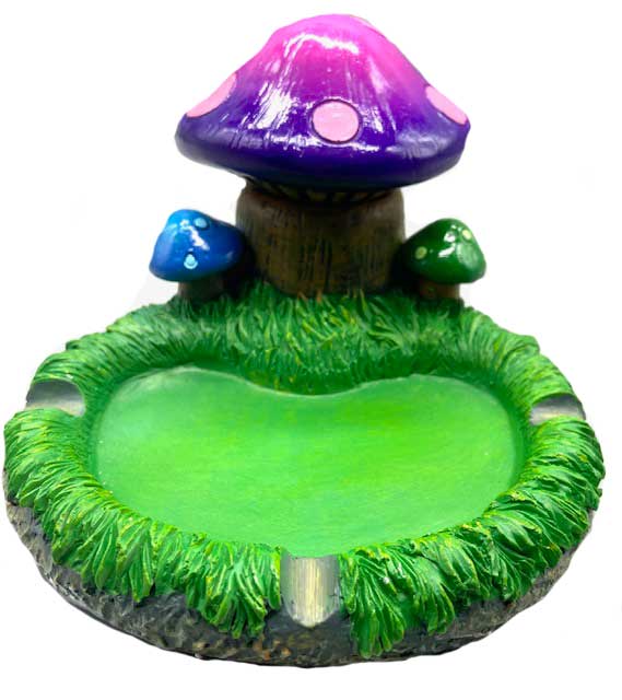 5" Mushroom Stashtray ashtray - Click Image to Close