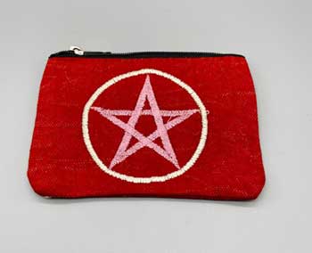 4" x 6" Pentagram coin purse