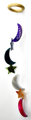 Star & Moon wind chime - Click Image to Close