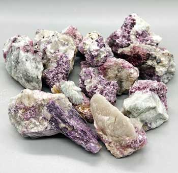 ~3# Flat of Lepidolite with Albite - Click Image to Close