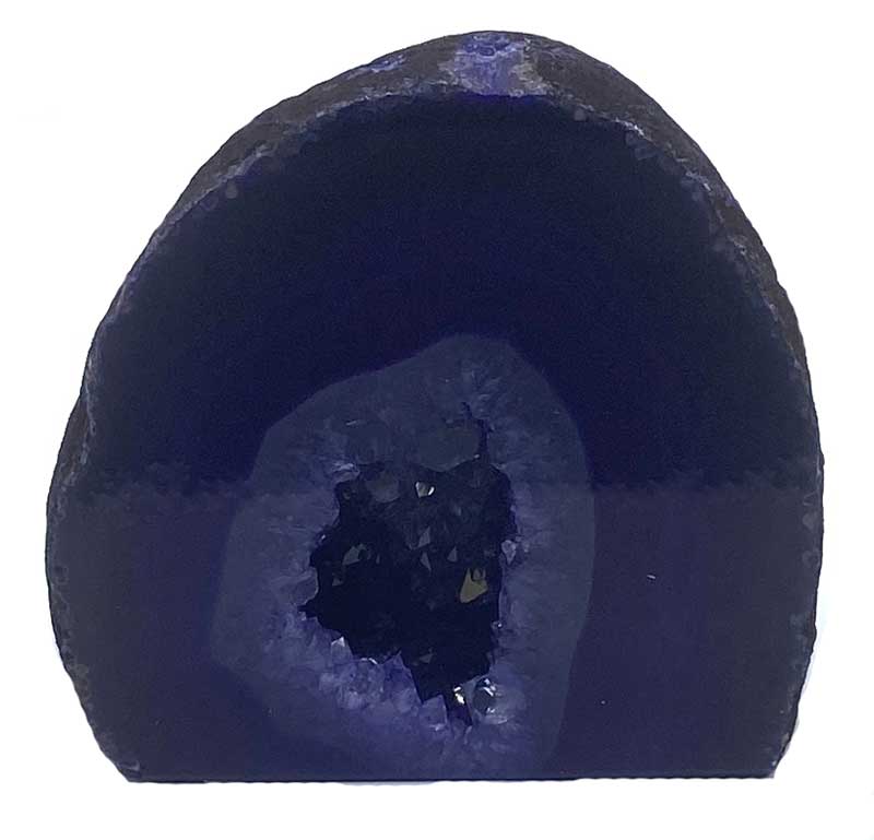 .5-.8# Geode Purple Agate cut - Click Image to Close