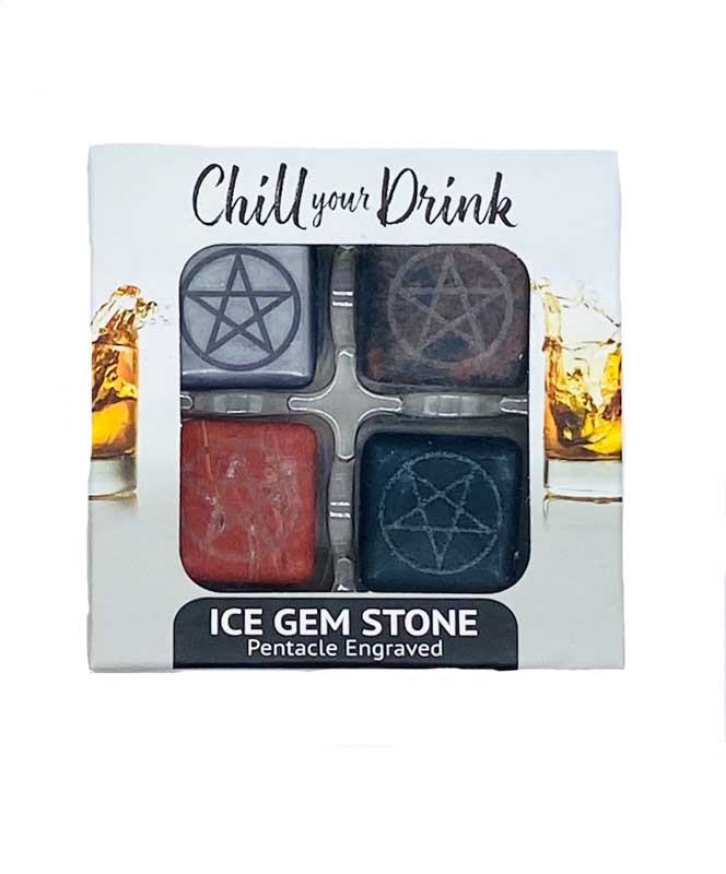 (set of 4) Pentagram ice gemstones - Click Image to Close