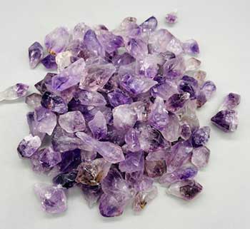 1 lb ~1" Amethyst rough points - Click Image to Close
