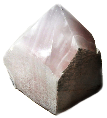Calcite, Pink top polished point - Click Image to Close