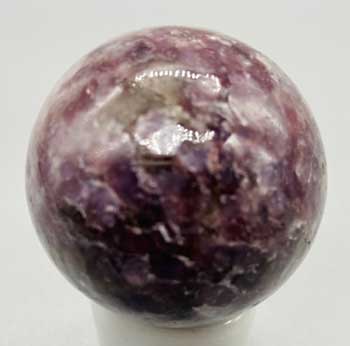 40mm Lepidolite sphere - Click Image to Close