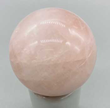 40mm Rose Quartz sphere - Click Image to Close