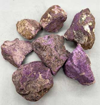 1 lb Purpurite untumbled stones - Click Image to Close