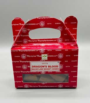 Dragon's Blood Satya 24 backflow cones - Click Image to Close