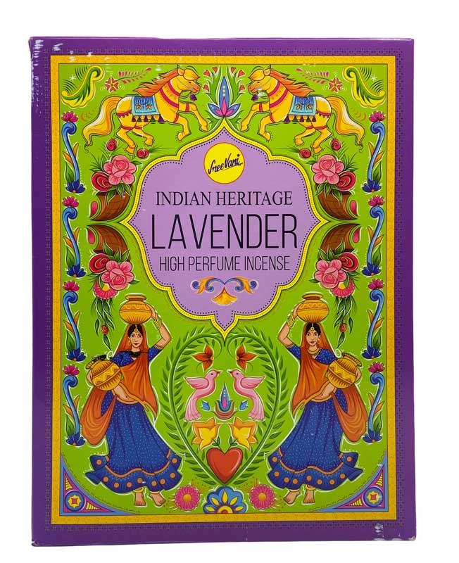 15 gm Lavender incense sticks indian heritage - Click Image to Close