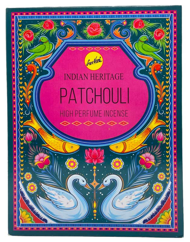 15 gm Patchouli incense sticks indian heritage - Click Image to Close