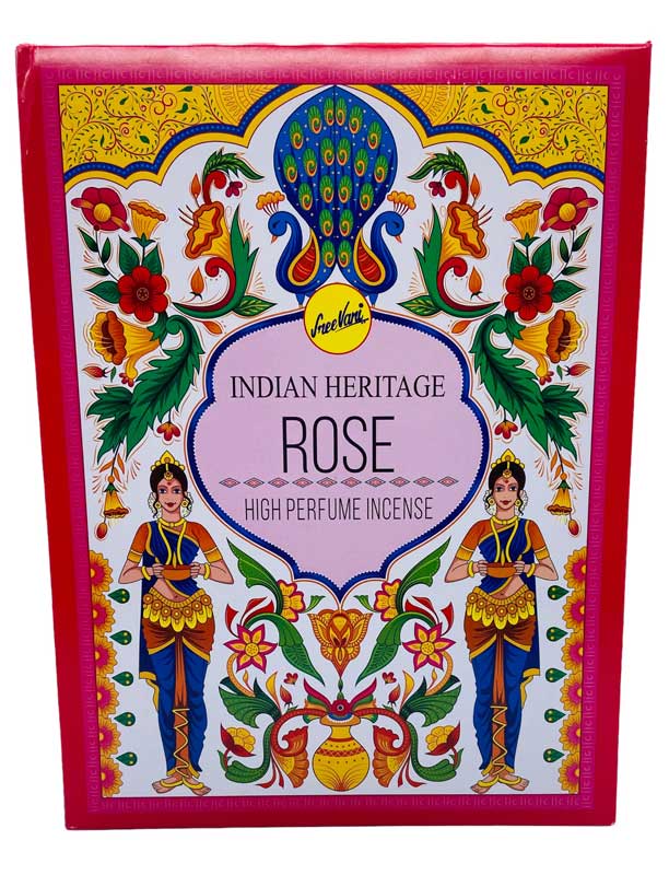 15 gm Rose incense sticks indian heritage - Click Image to Close