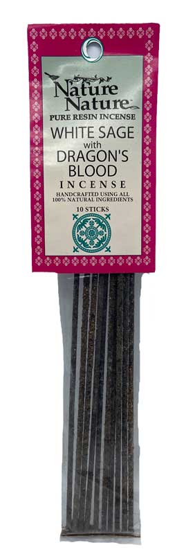 White Sage & Dragon's Blood stick 10 pack nature nature - Click Image to Close