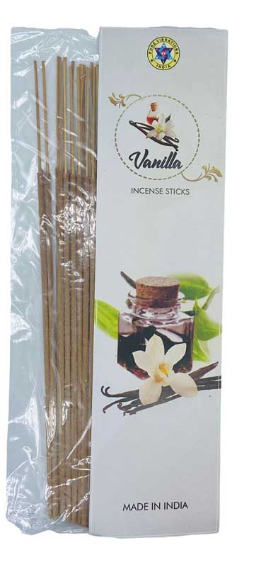 20 Vanilla incense sticks pure vibrations - Click Image to Close