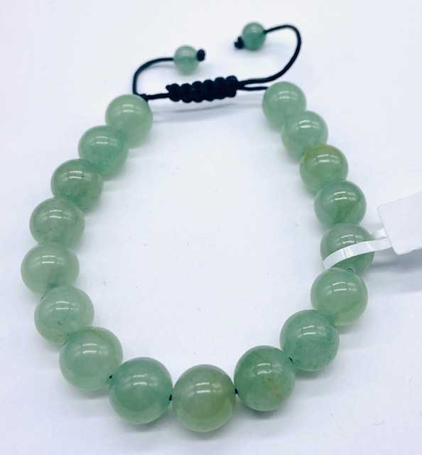 10mm Aventurine, Green bracelet - Click Image to Close