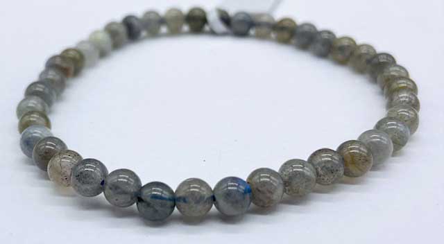 4mm Labradorite, Blue bracelet - Click Image to Close