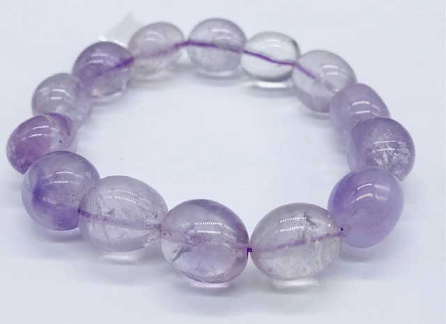 Amethyst gemstone bracelet - Click Image to Close