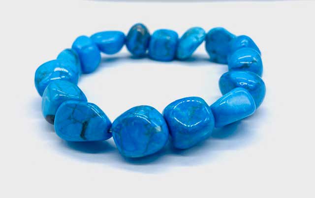 Turquoise Nugget bracelet - Click Image to Close