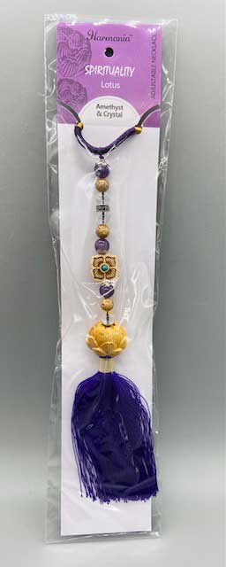 Spirituality (lotus) necklace - Click Image to Close