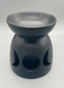 4" Triple Moon ceramic oil diffuser - Click Image to Close