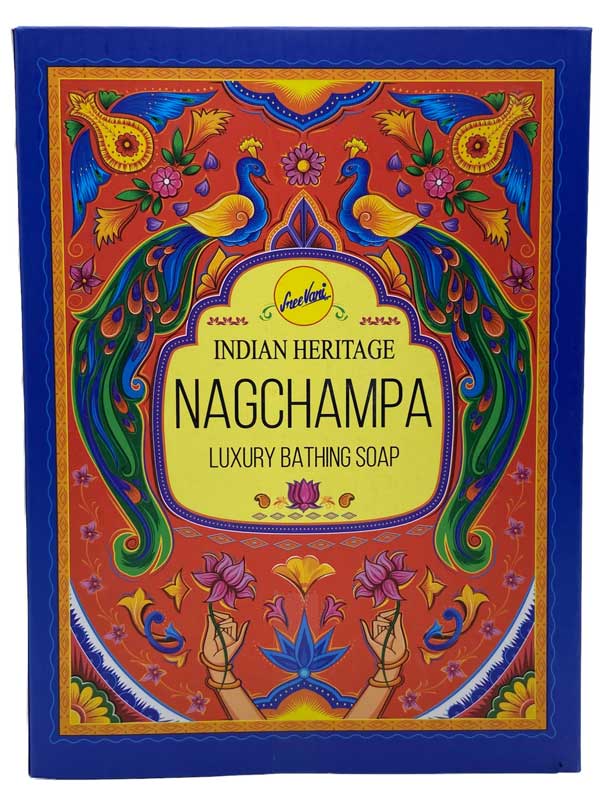 75gm Nagchampa soap indian heritage - Click Image to Close