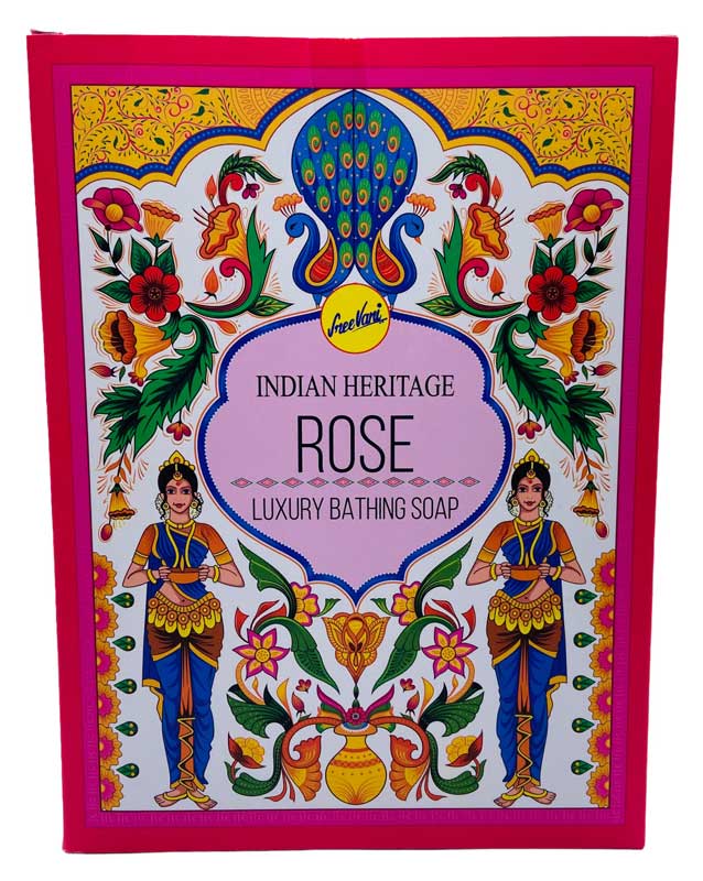 75gm Rose soap indian heritage