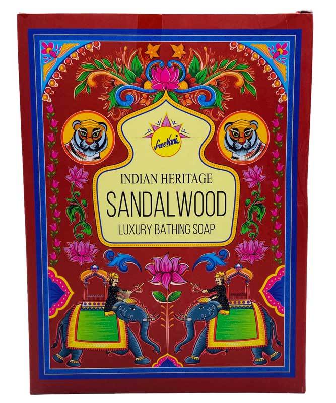 75gm Sandalwood soap indian heritage - Click Image to Close