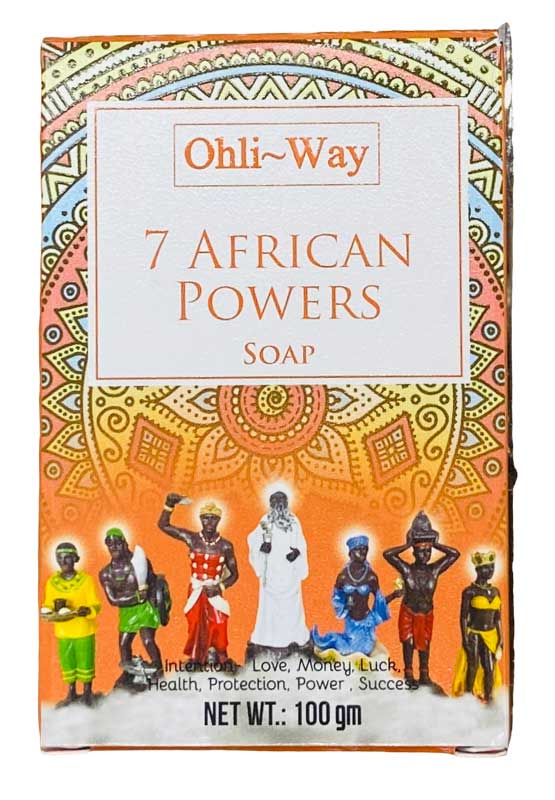 100gm 7 African Powers soap ohli-way - Click Image to Close